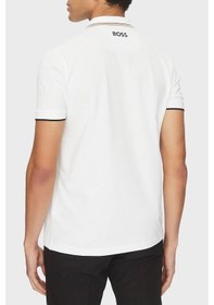 Resim Boss Erkek Polo Yaka T Shirt 50469102 103 Beyaz Beyaz 
