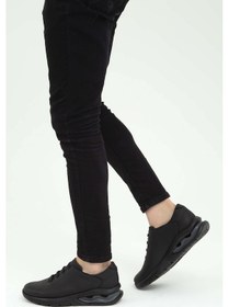 Resim Callaghan Erkek Hakiki Deri Siyah Sneakers & Spor Ayakkabı 618 45414 Erk Ayk Sk22/23 Negro Siyah 