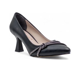 Resim Bilener 0803 Taşlı Kadın Stiletto Siyah 