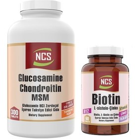 Resim Ncs Glucosamine Chondroitin Msm 300 Tablet + Ncs Biotin 60 Tablet 