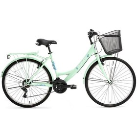 Resim Lotus Şehir Bisikleti 44 Cm V 26 Jant 21 Vites Mint Yeşil Beyaz Mint Yeşil 