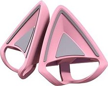 Resim Razer Kitty Ears V2: Kulaklıklar, Oyun Kulaklıkları için Klipsli Kitty Kulakları - Evrensel Uyum - Çok Yönlü, Ayarlanabilir Kayışlar - Hafif Sillikon - Dayanıklı ve Rahat - Kuvars Pembesi 