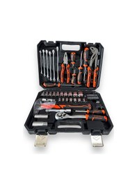 Resim 58 Parça 72 Diş Eğik Cırcır 1/2 Profesyonel Lokma Takım Ve Alet Seti 