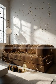 Resim Minderim PİXEL Fitilli Kadife Kanepe | 50 DNS Çökmez Sünger | Yıkanabilir Kılıflı Yatak 80x160 cm 