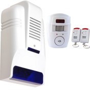 Resim Lorex LR-NG300 Kablosuz Hareket Dedektörlü Alarm Seti + Caydırıcı Sahte Alarm Dış Siren 