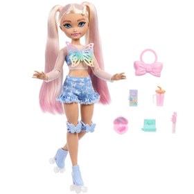 Resim Barbie Dream Besties Paten Partisi Malibu Bebek ve Aksesuarları JFX96 