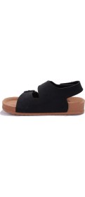 Resim Fly Soft S961 Siyah Ortopedik Günlük Erkek Çocuk Spor Sandalet 