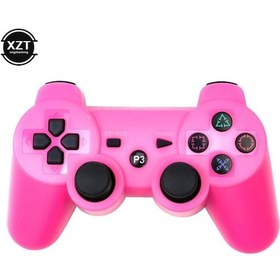 Resim Pembe-kablosuz Bluetooth Uyumlu Gamepad Joystick Ps3 Oyun Denetleyicisi Oyun Konsolu Playstation 3 Joypad Oyun Aksesuarları 