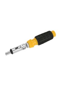 Resim Yifomall 5 Pozisyonlu Manyetik Ratchet Tornavida - 45 Ve 90 Açılı Kullanım, Dayanıklı Çelik Yapı 