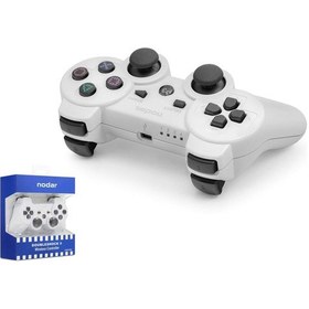 Resim Ps3 Kablosuz Gamepad Nodar Nd600 -beyaz 