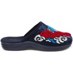 Resim Muya 31904 Kastra Önü Kapali Ev Terliği Lacivert Kadın Terlik-Lacivert 