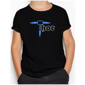 Resim Thor Stormbreaker Siyah Çocuk Tişört Siyah 