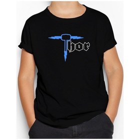 Resim Thor Stormbreaker Siyah Çocuk Tişört Siyah 