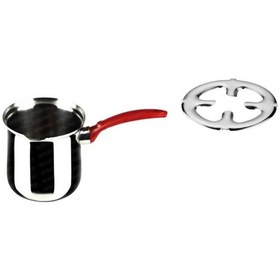 Resim Werty Home Paslanmaz Çelik 3-4 Kişiklik Cezve+ocak Cezve Küçültü 