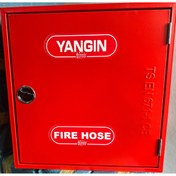 Resim METROPOL 20 metre 1” kauçuk hortumu1” Vanlı sıva üstü yangın dolabı seti 