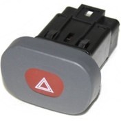 Resim parçazamanı Renault Clio 2 Mk2 Dörtlü Flaşör Düğmesi 8 Pin 