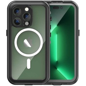 Resim İphone Uyumlu 14 Pro Kılıf 1-1 Su Geçirmez Kılıf 