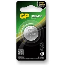 Resim Gp CR2430-U1 3V Lityum Düğme Pil Tekli Paket 