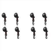 Resim Explosion1 8pcs Ding ile Ağır Hizmet Tipi Vantuz Vantuz Vites Kancaları Tente Kırmızısı Için Demir Vantuz (Yurt Dışından) 