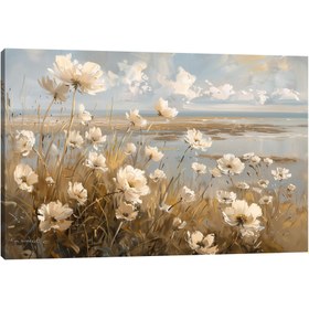 Resim Güzel Manzaradaki Çiçekler - 70x50 