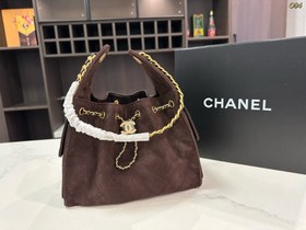 Resim Suede Hobo Tote Bag - Luxury Soft Edition - Brown 