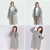 Resim Panço Yağmurluk Açık Kalınlaşma Ve Yağmur Geçirmez Beyaz - Siyah 