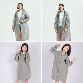 Resim Panço Yağmurluk Açık Kalınlaşma Ve Yağmur Geçirmez Beyaz - Siyah 