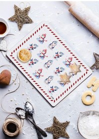 Resim The Mia Penguin Amerikan Servis 30 x 40 Cm 2li Set Çok Renkli 