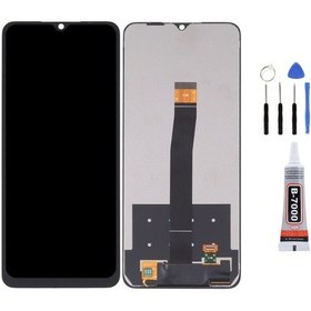 Resim Xiaomi Poco C40 Ekran Lcd Dokunmatik Tamir Seti Ve Yapıştırıcı Yanında Yedcom 