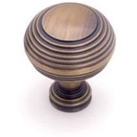 Resim System Antik Saten Mat 32 mm Düğme Mobilya Kulpu (SY1937 0032 ABM) 