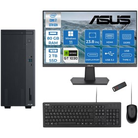 Resim ASUS Expertcenter P500MV I7-13620H 80GB 2tb SSD WIN11PRO 4GB/GT1030 23.8" WH7136216512B0DW29+ZETTABELLEK 