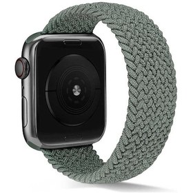 Resim Mobilefix Watch Ultra 49mm Kordon Uyumlu Krd-38 Medium Strap Kayış Clo- Koyu Yeşil 