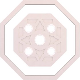 Resim Motifpiyer Tavan Spot Göbegi-Motifli-Sekizgen-44-86cm-Dıs Çitalı 