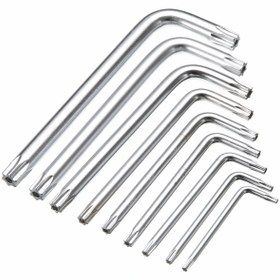 Resim AfterTimes Yıldız Alyan Anahtar Set 9'lu Yıldız Alyan 63mm-170mm Alyan Seti 