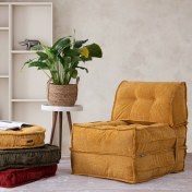 Resim Homedius Mocca Buklet Dekoratif Yataklı Koltuk Tek Kişilik 