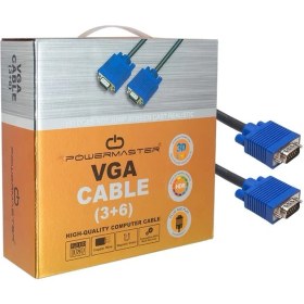 Resim Powermaster Vga Kablo 15 Pin Erkek/Erkek 20 Metre 