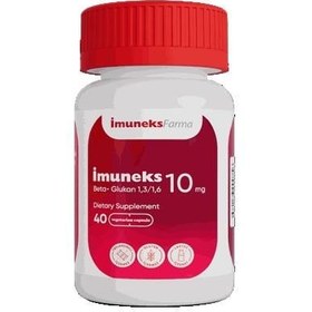 Resim Imuneks Farma 10 mg Beta Glukan İçeren Takviye Edici Gıda 40 Kapsül 