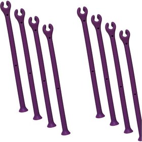 Resim Bulaşık Makinesi Bardak Tutucu Seti - Silikon Şarap Kadehi Koruma Rafı Haz 