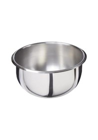 Resim 25 Cm Paslanmaz Çelik Oval Taban Çırpma Kabı Mayonez & Karıştırma Tenceresi Gümüş 