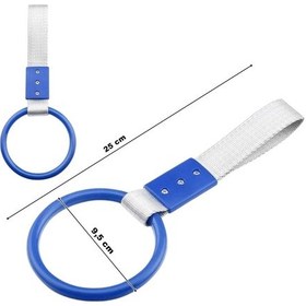 Resim Araç İçi Tutamaç Yuvarlak El Tutamağı Askılık Fonksiyonel Tofaş Dolmuş Otobüs Ofis Ev Mavi 1 Adet 