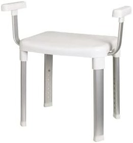Resim Prima Nova, Primanova Yaşlı Bedensel Engelli Kol Destekli Banyo Sandalyesi Beyaz, 230000 