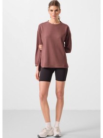 Resim Tommylıfe Rahat Form O Yaka 2li Paket Bej-kahverengi Kadın Tunik Sweatshirt - 97305 Bej - Kahverengi 
