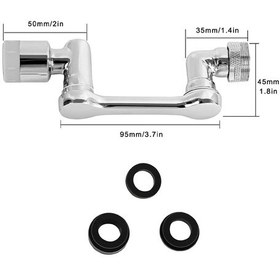 Resim Sunup Sn-20341 1080 Derece Dönebilen Musluk-duş Başlığı Çok Renkli 