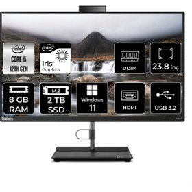 Resim LENOVO THİNKCENTRE NEO 30A i5 1240P 8GB RAM 2TB SSD 23.8" FHD 