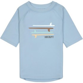 Resim Lassig Surfboards Uv Korumalı Kısa Kollu Mayo Tişört Sky Blue Mavi 