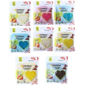 Resim Childgen Doğal Oyun Hamuru - 8 Renk 4x125 Gr 4 Simli 4 Normal Renk Çok Renkli 