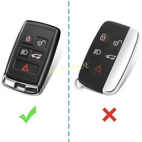 Resim Land Rover Discovery Anahtar Kılıfı Beyaz-gold 2018-2025 