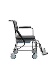Resim Tekerlekli Iskemle B-125f Katlanır Tuvaletli Banyo Sandalyesi 
