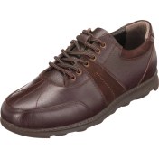 Resim Costo Shoes AG9003 Kahve Büyük Numara Dana Derisi Rahat Geniş Kalıp Erkek Spor Ayakkabı 