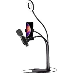 Resim E2M Ytb-04 3in1 Metal Işıklı Stand Siyah 